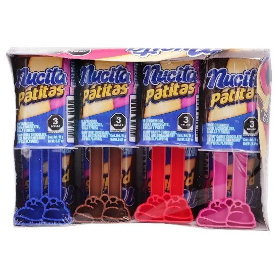 Chocolate Nucita Patitas Con 8 Piezas