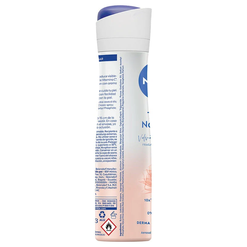 Desodorante Nivea Velvet Romance Spray 150 Ml - Image 5