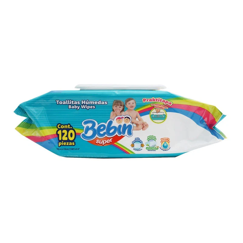 Toallitas Humedas Bebin Super Con 120 Piezas - Image 11
