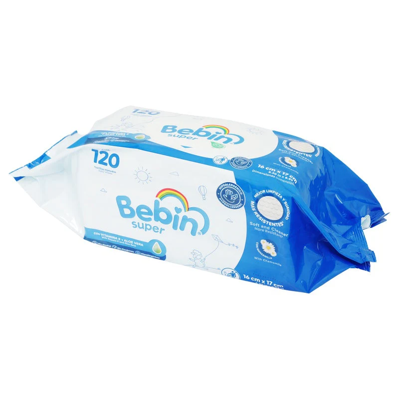Toallitas Humedas Bebin Super Con 120 Piezas - Image 2
