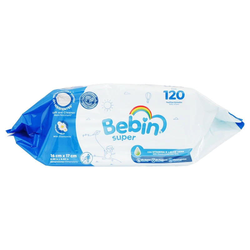 Toallitas Humedas Bebin Super Con 120 Piezas - Image 4