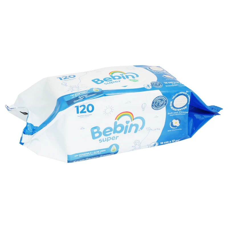 Toallitas Humedas Bebin Super Con 120 Piezas - Image 5
