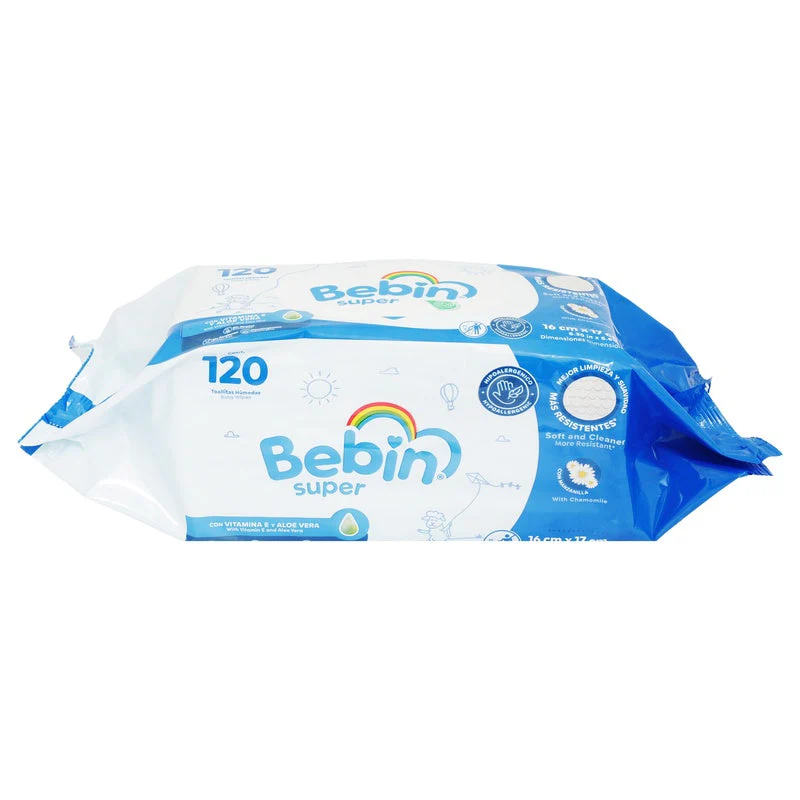 Toallitas Humedas Bebin Super Con 120 Piezas - Image 6