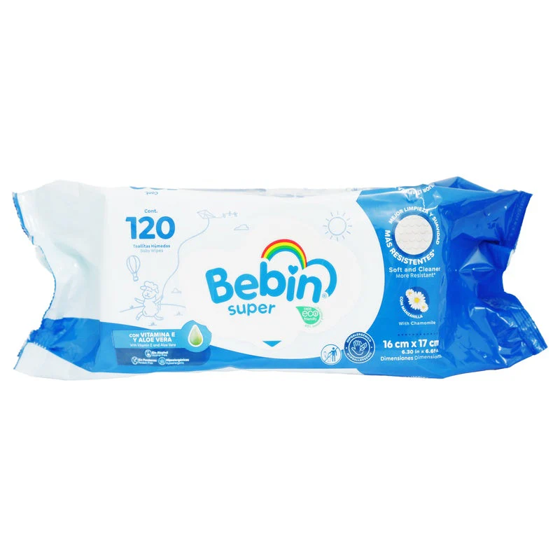 Toallitas Humedas Bebin Super Con 120 Piezas - Image 7
