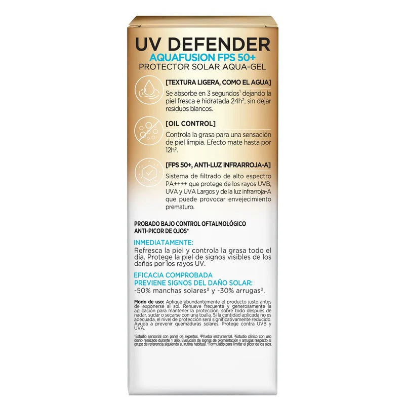 Protector Solar Loreal Uv Defender Aquafusion 50 Ml - Image 4