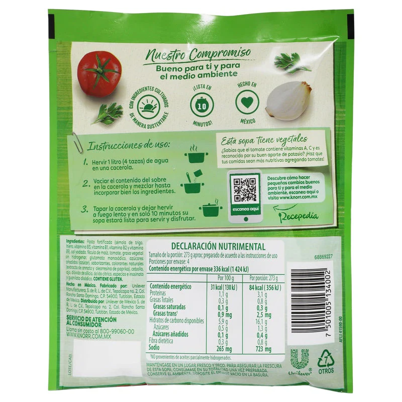 Sopa Instantanea Knorr Municiones 95 G - Image 4