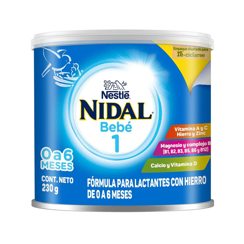 Nidal 1 Bebe Formula Lactea 0-6 Meses 230 G