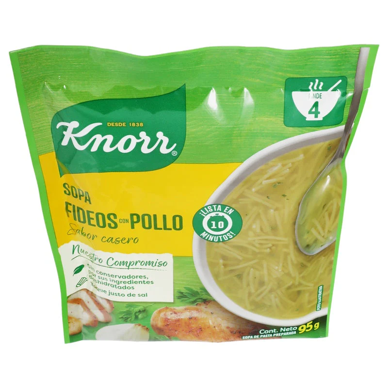 Sopa Instantanea Knorr Fideos Con Pollo 95 G - Image 9