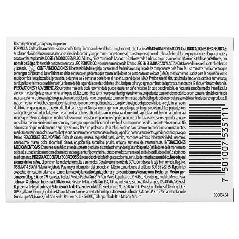Tylex Flu Dia 500/5 Mg Con 12 Tabletas - Image 3