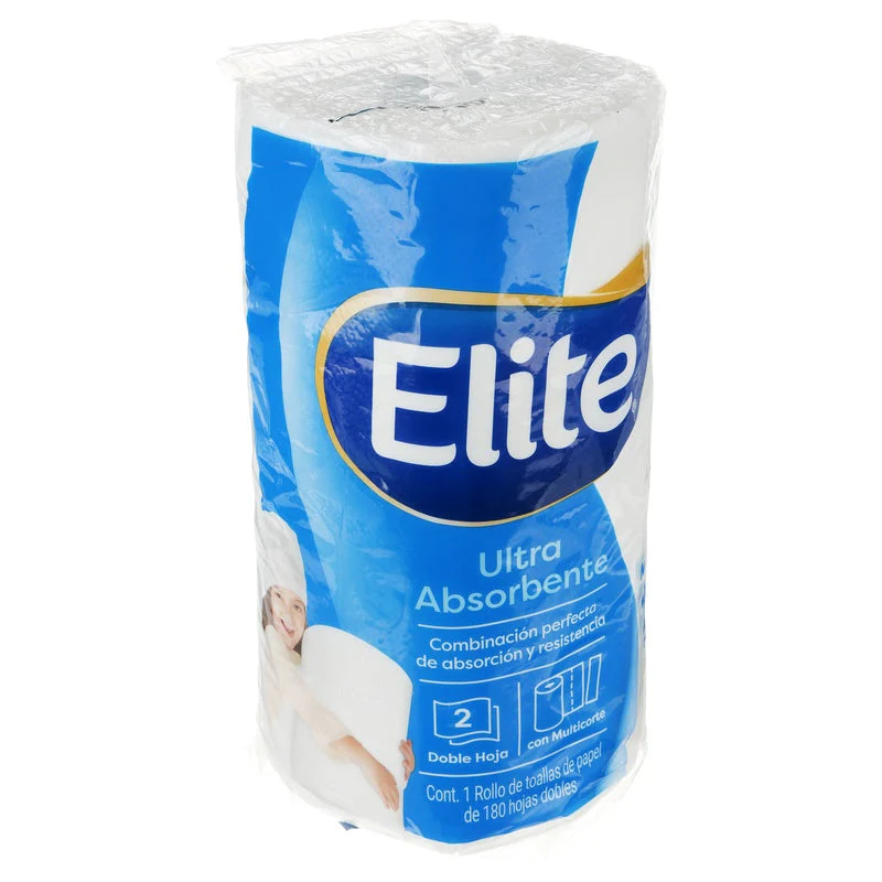 Toalla De Papel Elite Ultra Absorbente Mega Rollo C/180 - Image 2