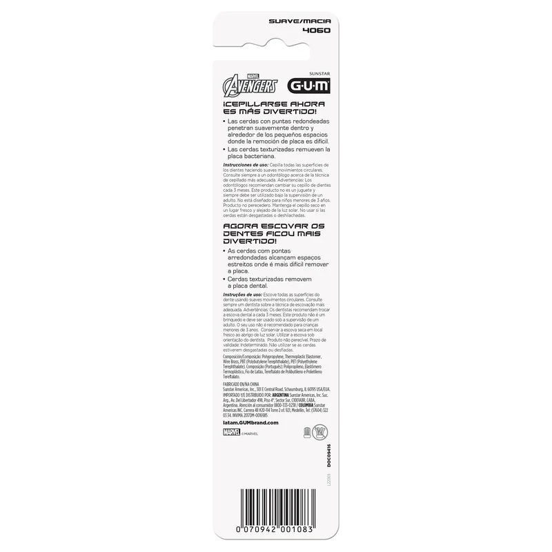 Cepillo Dental Gum Infantil Avengers 2 Pack - Image 2