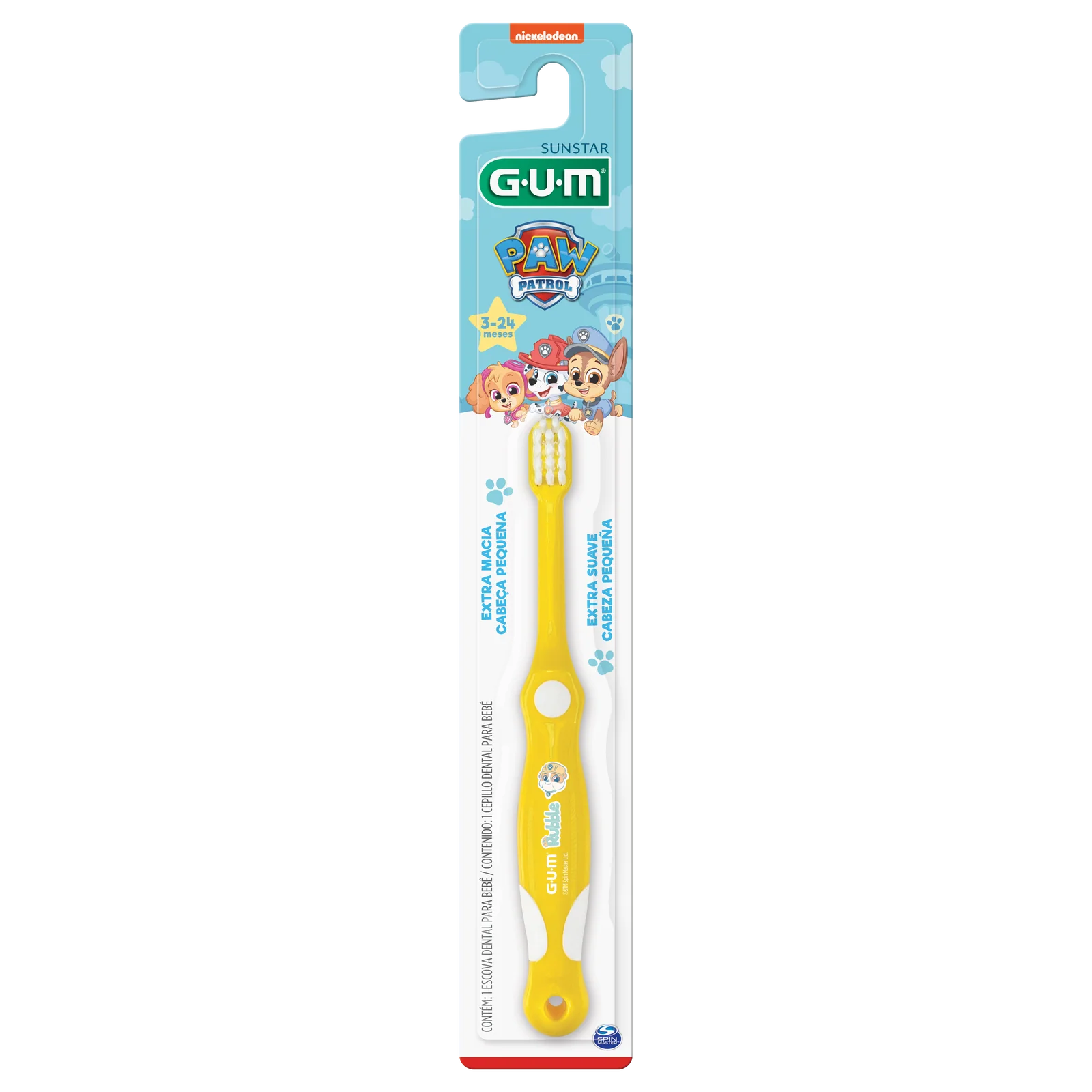 Cepillo Dental Gum Paw Patrol Cabeza Pequeña