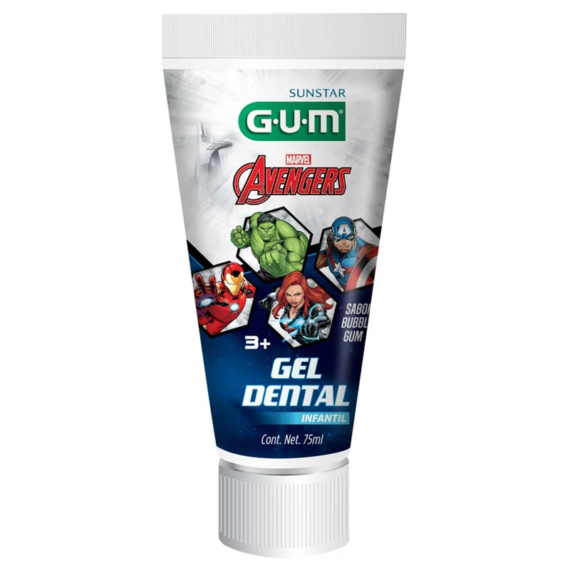 Gel Dental Gum Infantil Avengers 75 Ml