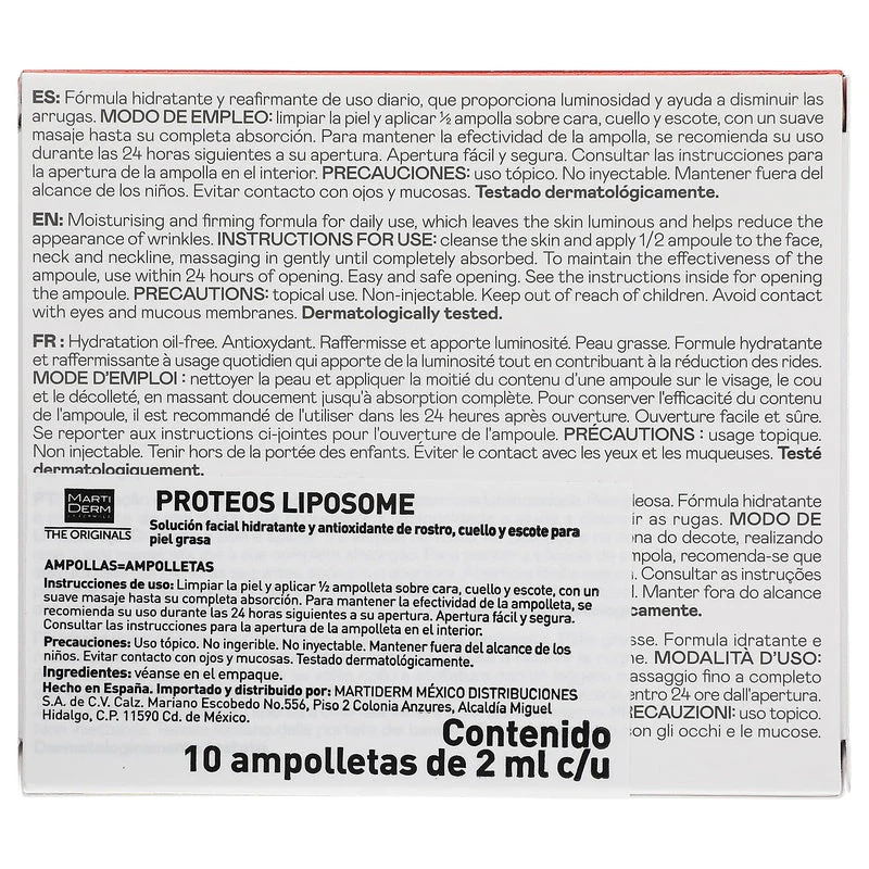 Proteos Liposome Md Oil-Free Con 10 Ampolletas 2 Ml - Image 3