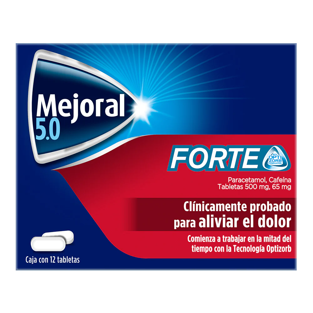 Mejoral Forte 5.0 500/65 Mg Con 12 Tabletas