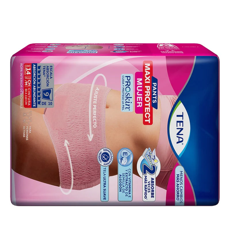 Calzon Tena Pants Maxiprot Mujer Chico Mediano Con 14 - Image 9