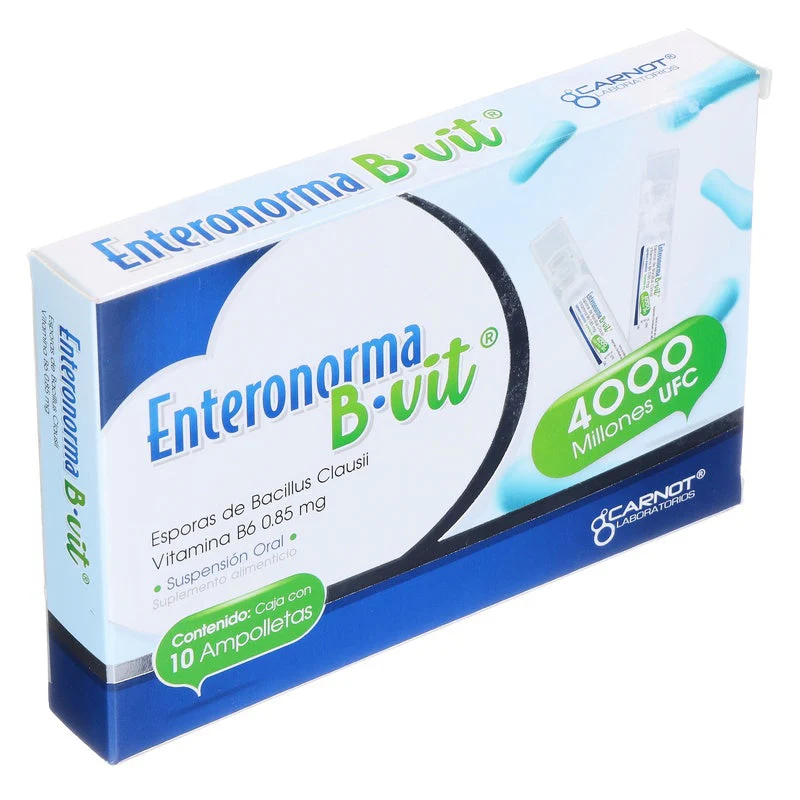 Enteronorma B.Vit Suspension Con 10 Ampolletas Orales Suplemento Alimenticio