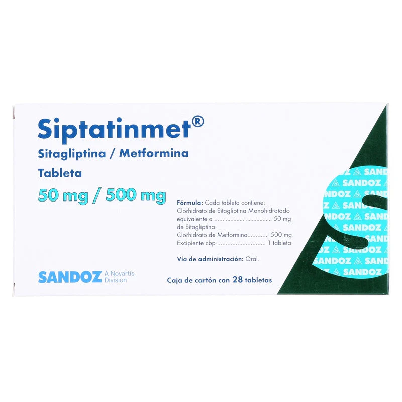 Siptatinmet 50/500 Mg Con 28 Tabletas