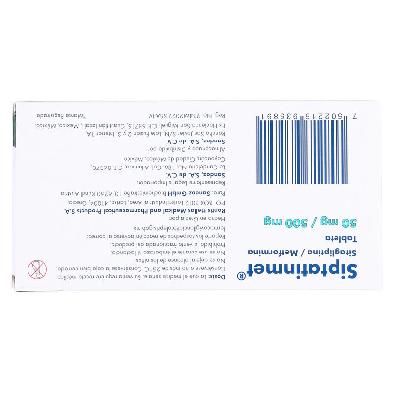 Siptatinmet 50/500 Mg Con 28 Tabletas - Image 6