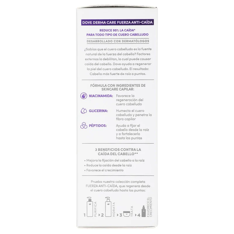 Serum Capilar Dove Derma Care Anticaida 50 Ml - Image 8