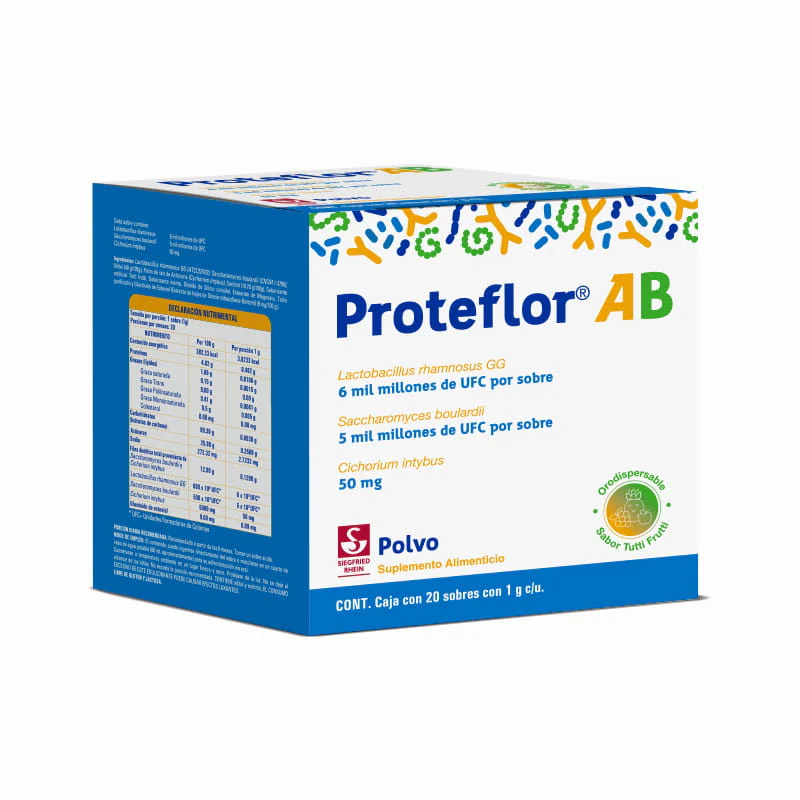 Proteflor Ab - Caja Con 20 Sobres De 1 Gr (Probióticos)