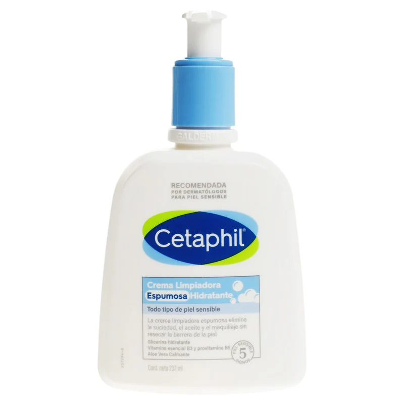 Cetaphil Crema Limpiadora Espumosa Hidratante 237 Ml