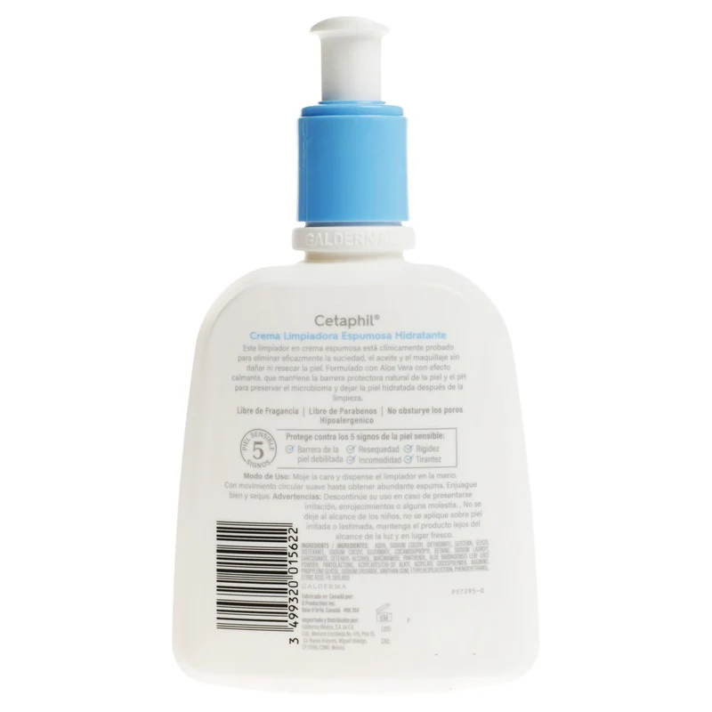 Cetaphil Crema Limpiadora Espumosa Hidratante 237 Ml - Image 7