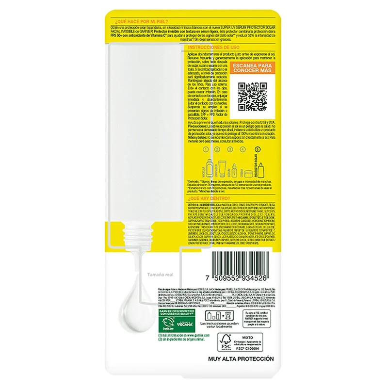 Protector Solar Antimanchas Serum Garnier Fps 50 40 Ml - Image 2