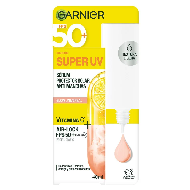Protector Solar Antimanchas Serum Garnier Fluido Sup Uv 40 Ml - Image 2
