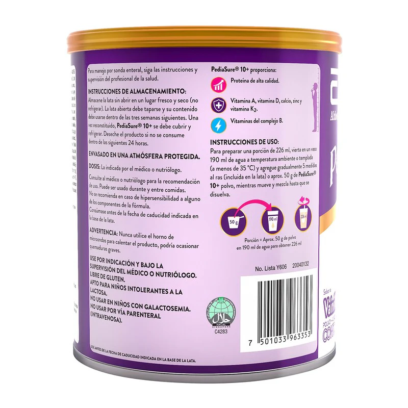 Pediasure 10+ Infantil Vainilla Polvo 400 G - Image 4