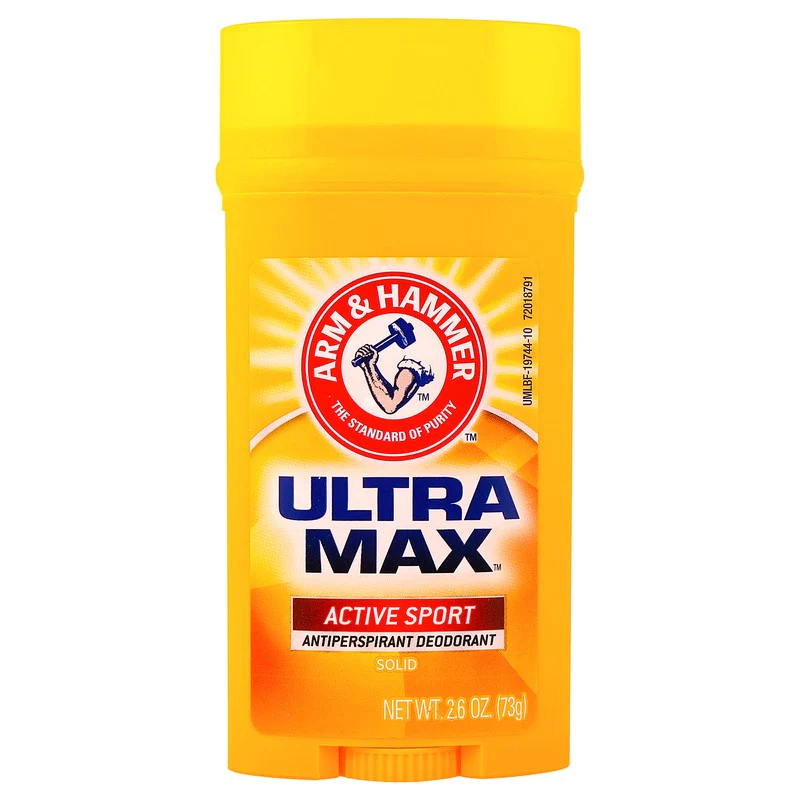 Desodorante Arm & Hammer Ultra Max Active Sport Barra 73 G