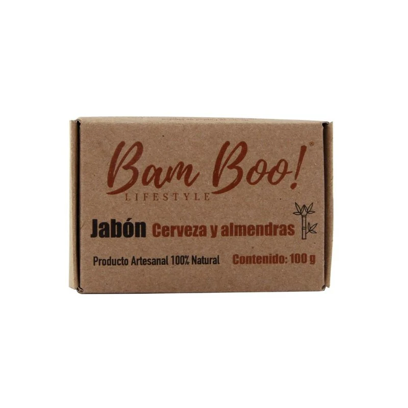 Jabon Bam Boo Lifestyle Cerveza Almendras 100 G - Image 9
