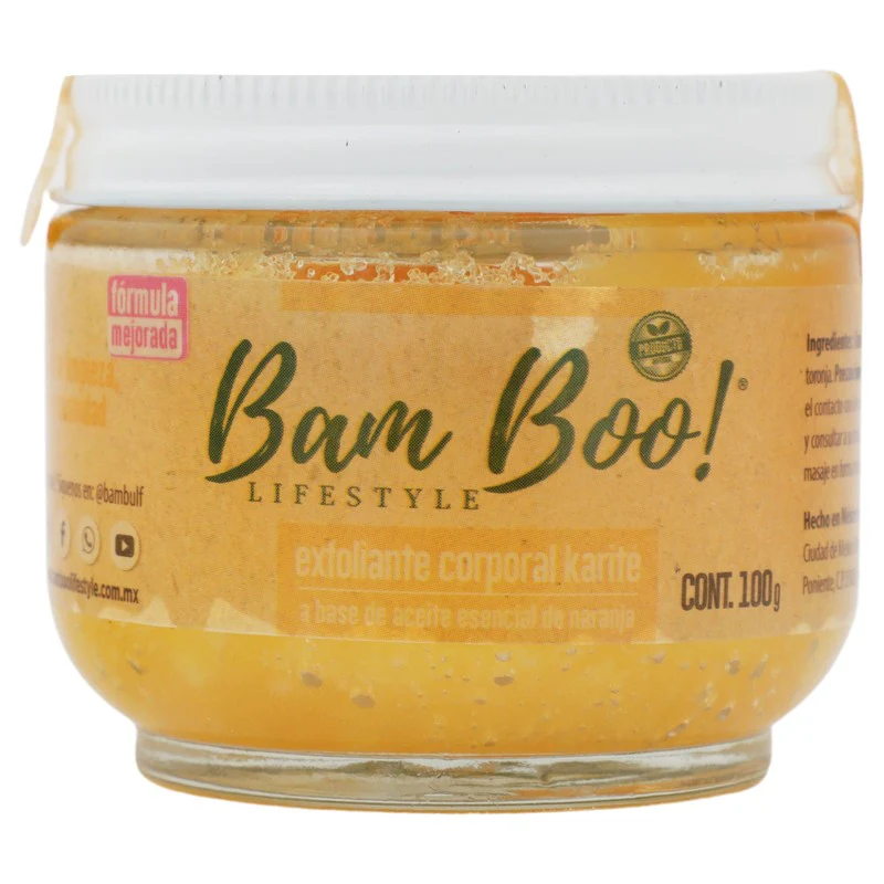 Exfoliante Facial Bam Boo Karite Naranja 100 G