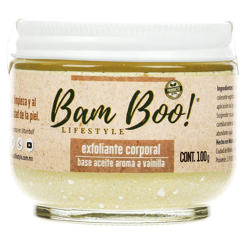 Exfoliante Bam Boo Lifestyle Corporal Aceite De Vainilla 100 G