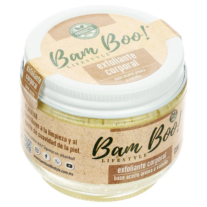 Exfoliante Bam Boo Lifestyle Corporal Aceite De Vainilla 100 G - Image 2