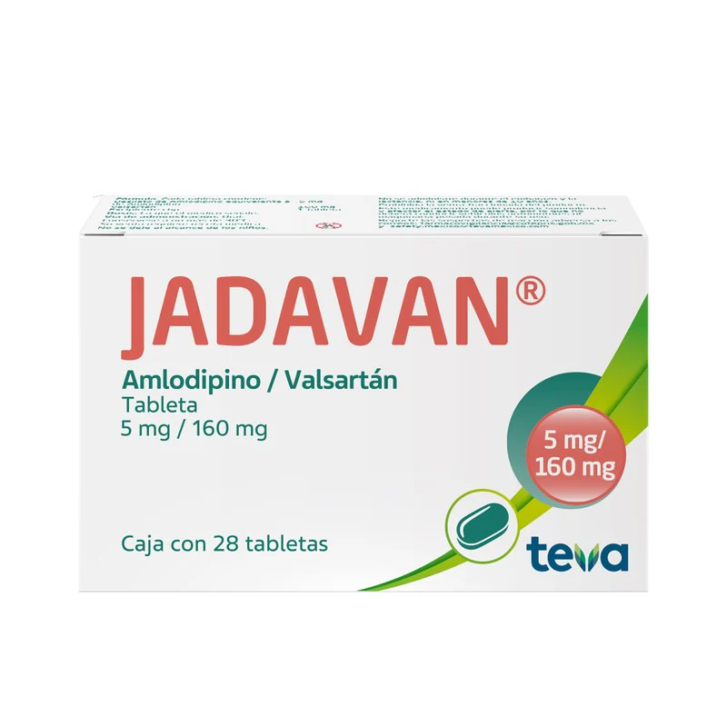 Jadavan 5/160 Mg Con 28 Tabletas