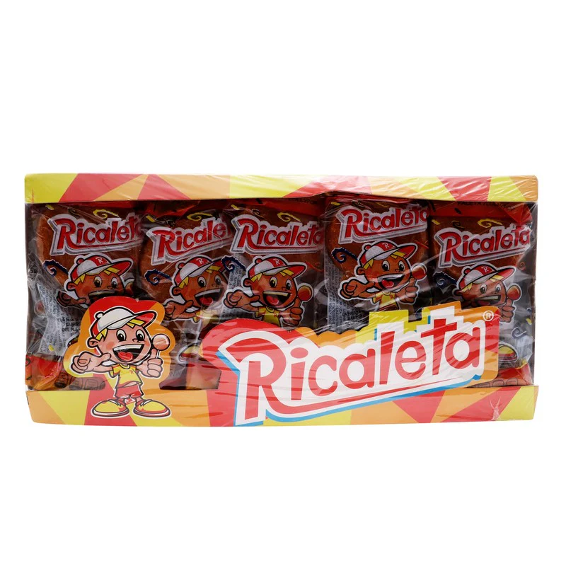 Exhibidor Ricaleta Tamarindo 625 G Con 25 Piezas