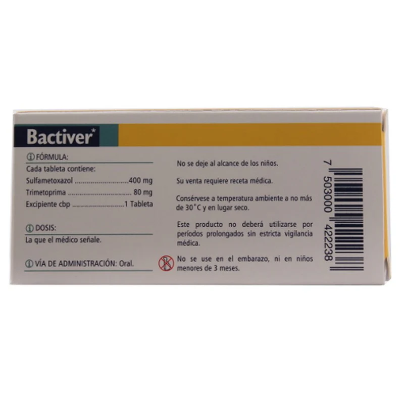 Bactiver 80/400 Mg Con 20 Tabletas - Image 13