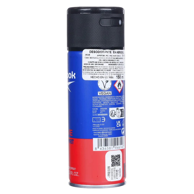 Desodorante Reebok Move Your S Spray 150 Ml - Image 5