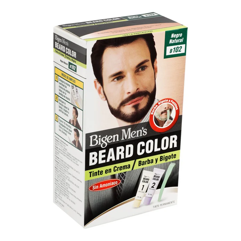 Tintes Bigen Men Barba-Bigote Negro Natural 102 - Image 2