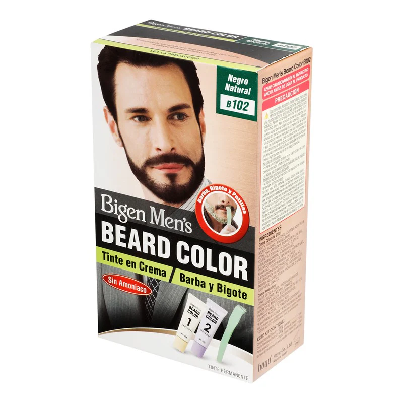 Tintes Bigen Men Barba-Bigote Negro Natural 102 - Image 3