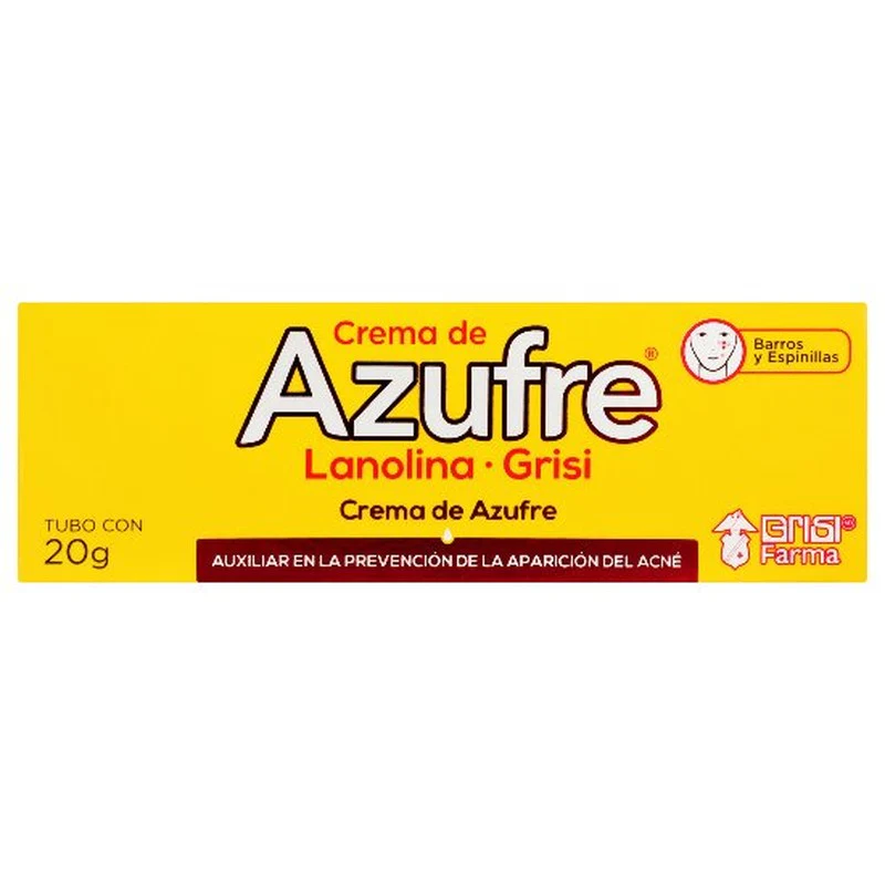 Crema Grisi De Azufre Tubo 20 G