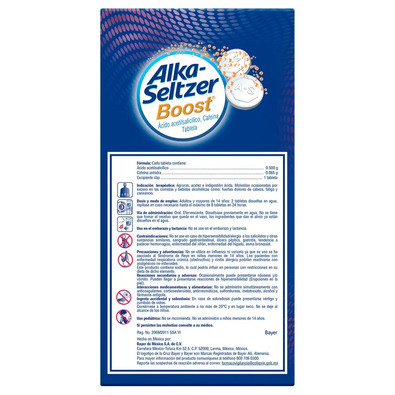 Alka-Seltzer Boost Con 50 Tabletas Efervescentes - Image 4