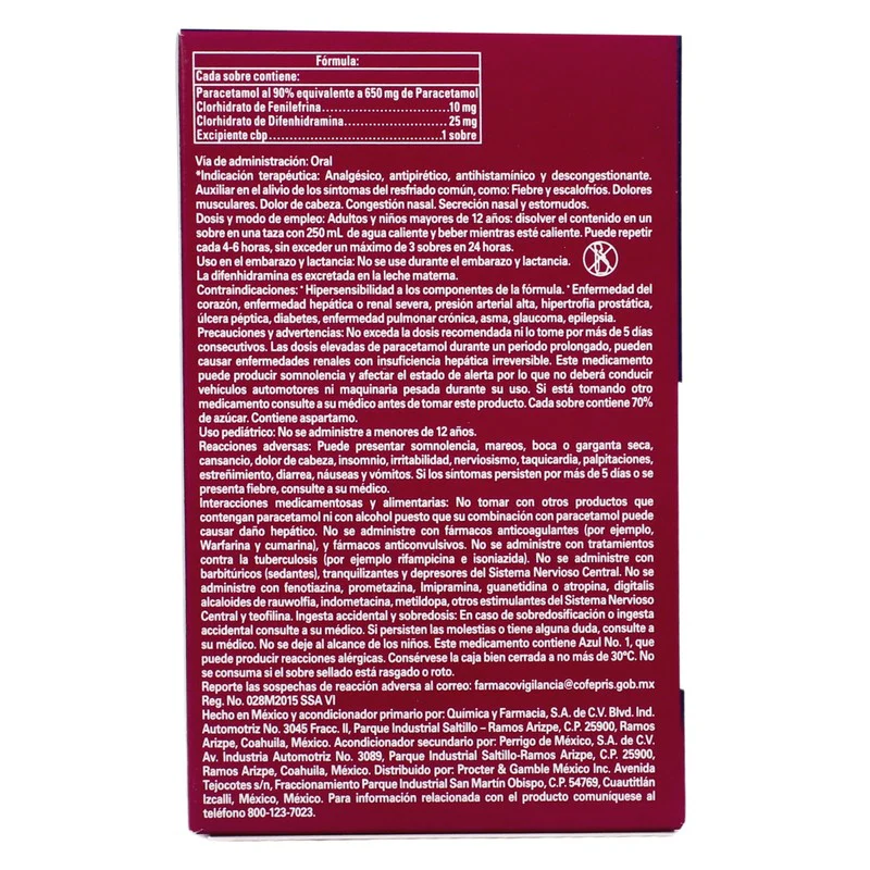 Vick Pyrena Noche Miel-Limon Granulado 10 G Con 5 Sobres - Image 7