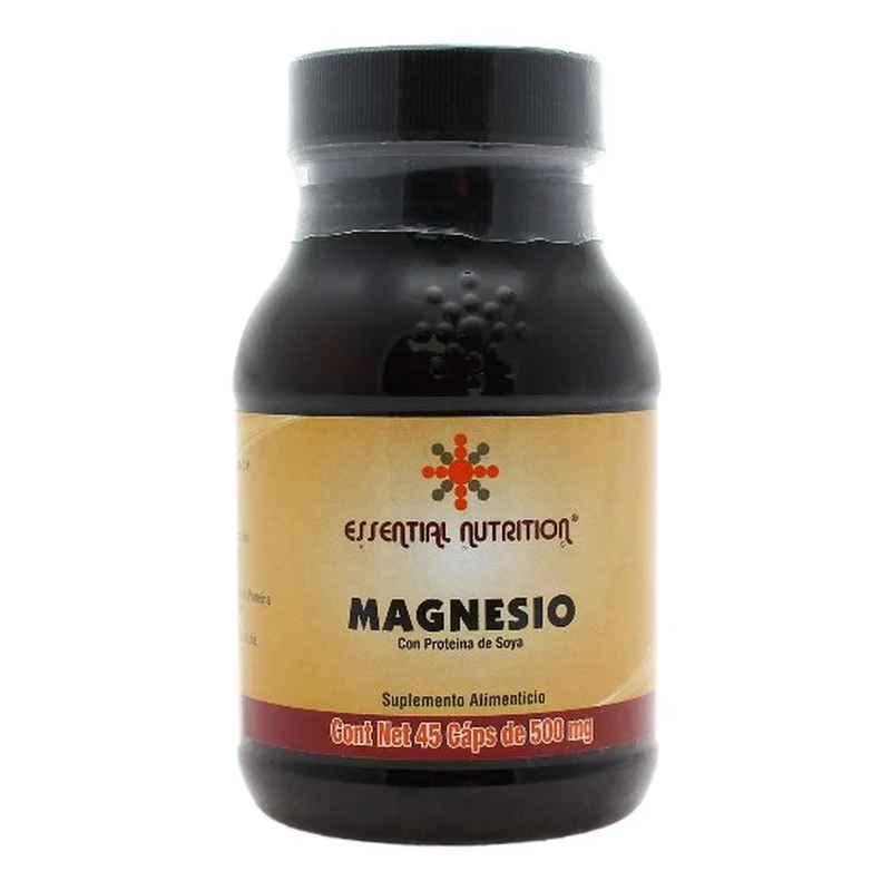 Citrato De Magnesio 500 Mg Suplemento Alimenticio Con 45 Capsulas Essential