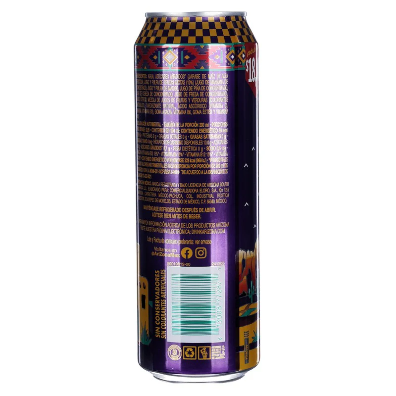 Arizona Ponche De Frutas 570 Ml - Image 7
