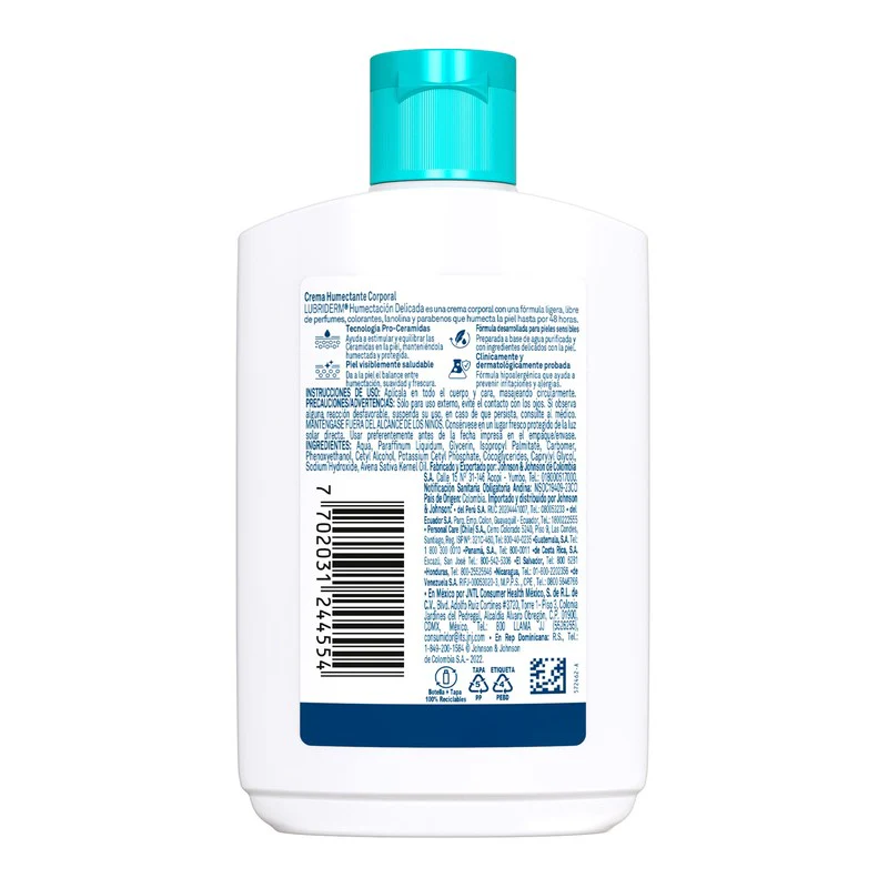 Crema Lubriderm Humectacion Delicada 400 Ml - Image 5