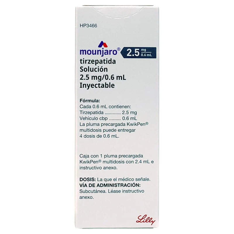 Mounjaro 2.5 Mg/0.6 Ml Pluma Precargada
