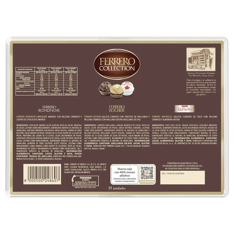 Chocolate Ferrero Rocher Con 15 Piezas 162 G - Image 3