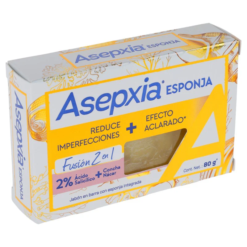 Asepxia Esponja Fusion 2 En 1 Jabon 80 G - Image 2